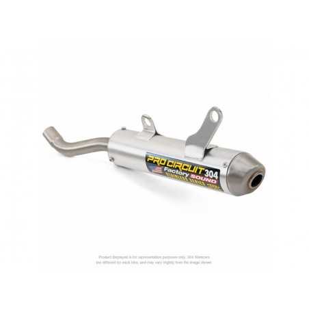 PRO CIRCUIT Silencioso de escape aluminio con tapa acero 304 INOX 76000433