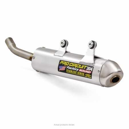 PRO CIRCUIT Aluminum exhaust silencer with steel cover 304 INOX 76000451