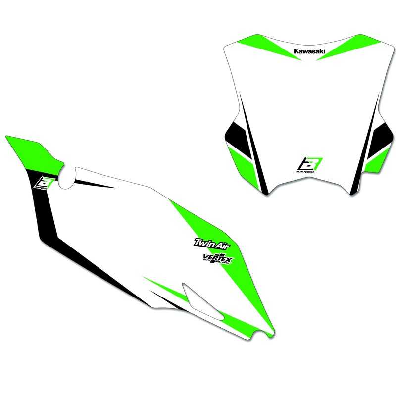 BLACKBIRD RACING Number holder stickers kit DREAM 4 DREAM 4 6050000202