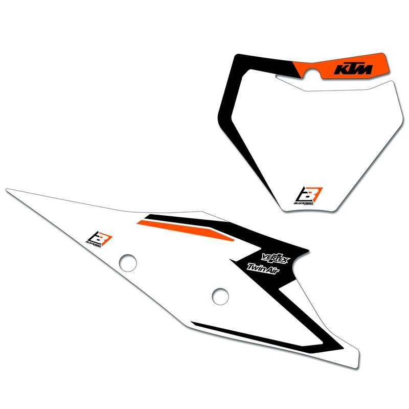 BLACKBIRD RACING Kit adhesivos portanumeros DREAM 4 6050000455