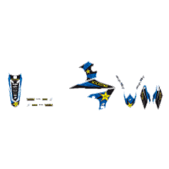 BLACKBIRD RACING KIT ADHESIVE STICKERS ROCKSTAR 2247L ROCKSTAR 2247L 78102464
