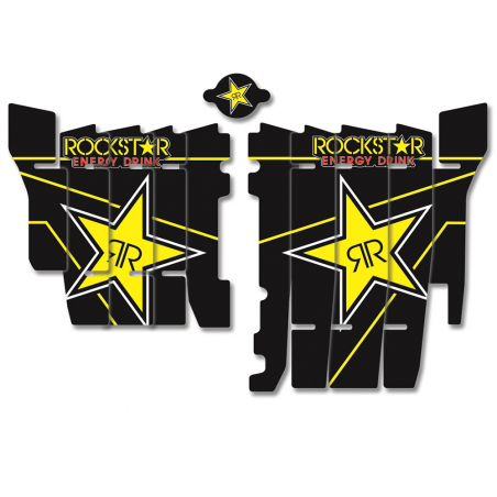 BLACKBIRD RACING Adhesivos rejillas de radiador ROCKSTAR A107L 78102496