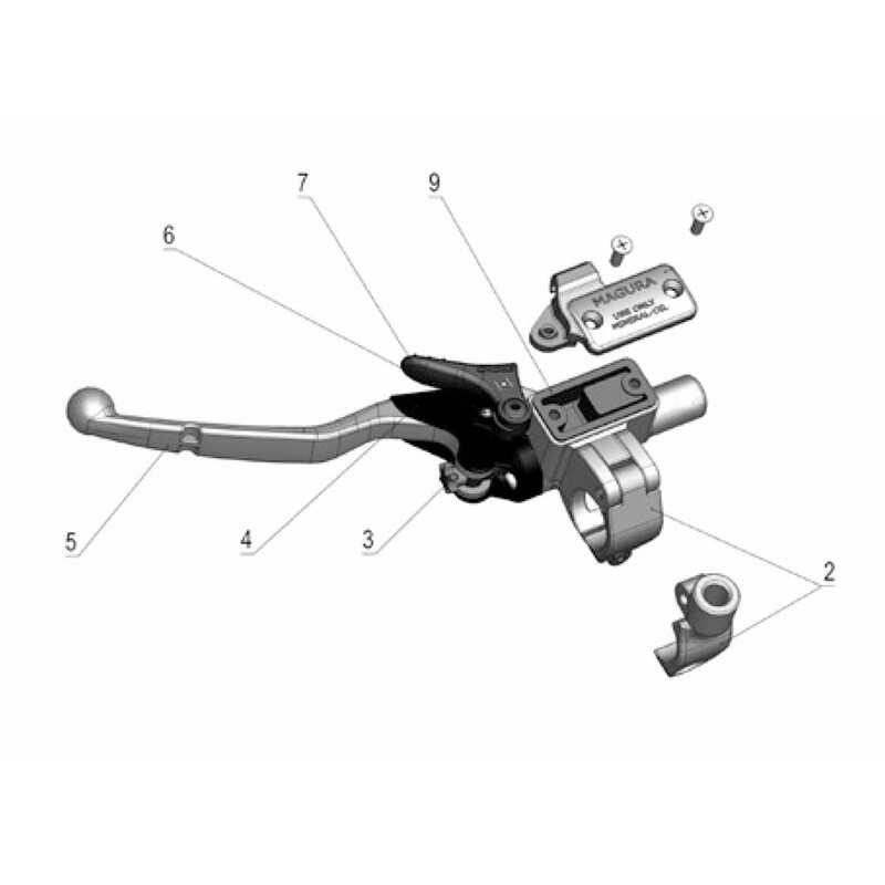 MAGURA Tornillo de fijacion maneta HYMEC OFF ROAD 877051