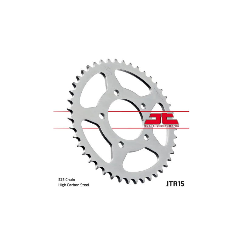 JT SPROCKETS Corona plato trasmision de acero 44 15 4090011144
