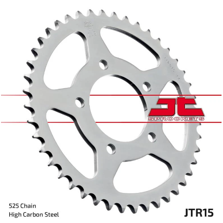 JT SPROCKETS Corona plato trasmision de acero 44 15 4090011144