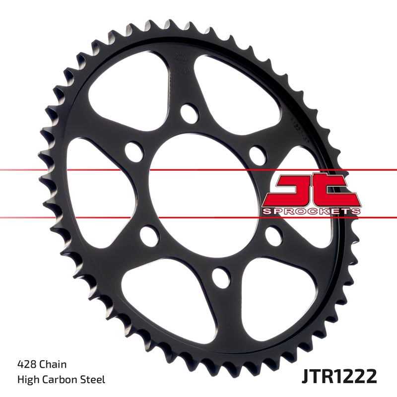JT SPROCKETS Corona plato trasmision de acero 47 1222 4090020547