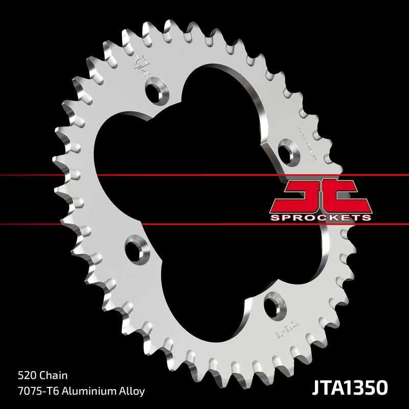 JT SPROCKETS Aluminum transmission plate crown 39 1350 4090020639