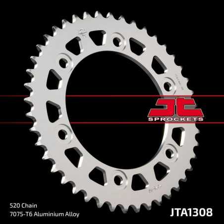 JT SPROCKETS Corona plato trasmision de aluminio 47 1308 4090020647
