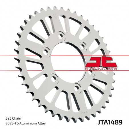JT SPROCKETS Corona plato trasmision de aluminio 44 1489 4090020744