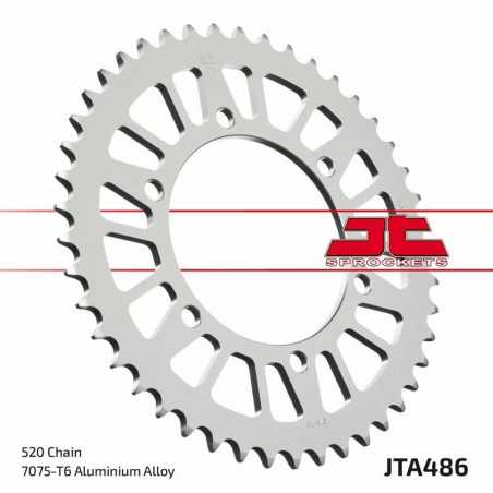 JT SPROCKETS Aluminum transmission plate crown 49 486 4090021349