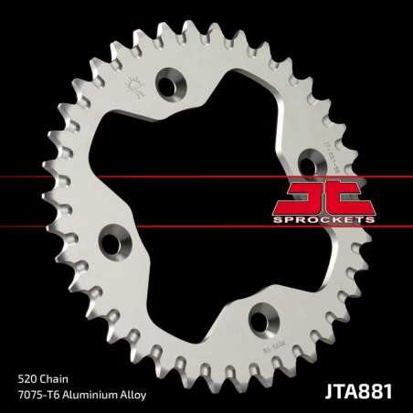 JT SPROCKETS Corona plato trasmision de aluminio 38 881 4090021638