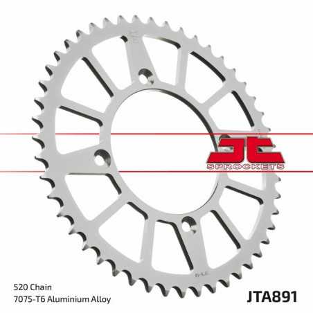 JT SPROCKETS Aluminum transmission plate crown 48 891 4090021648