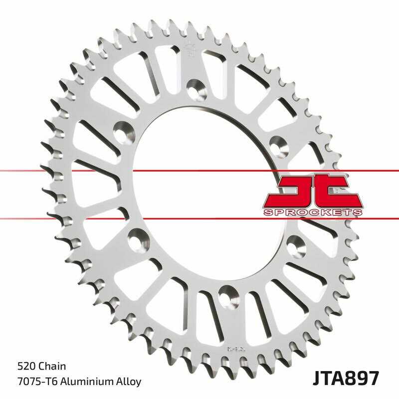 JT SPROCKETS Corona plato trasmision de aluminio 49 897 4090021849