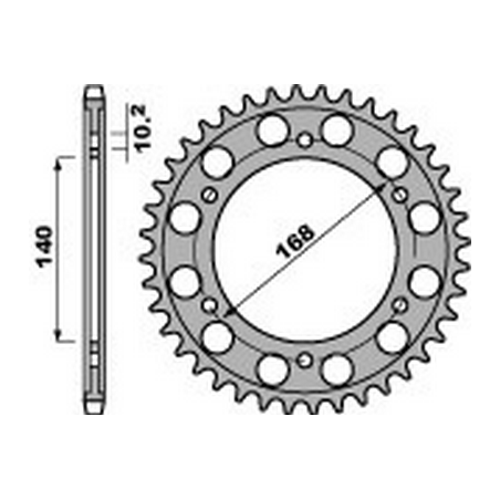 PBR Transmission plate crown 47 525 46000248