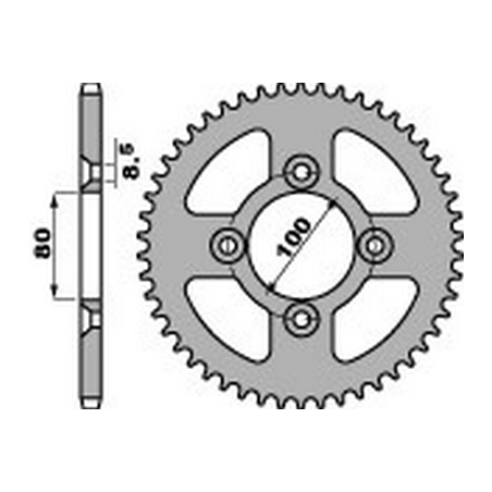 PBR Transmission plate crown 38 428 47000043
