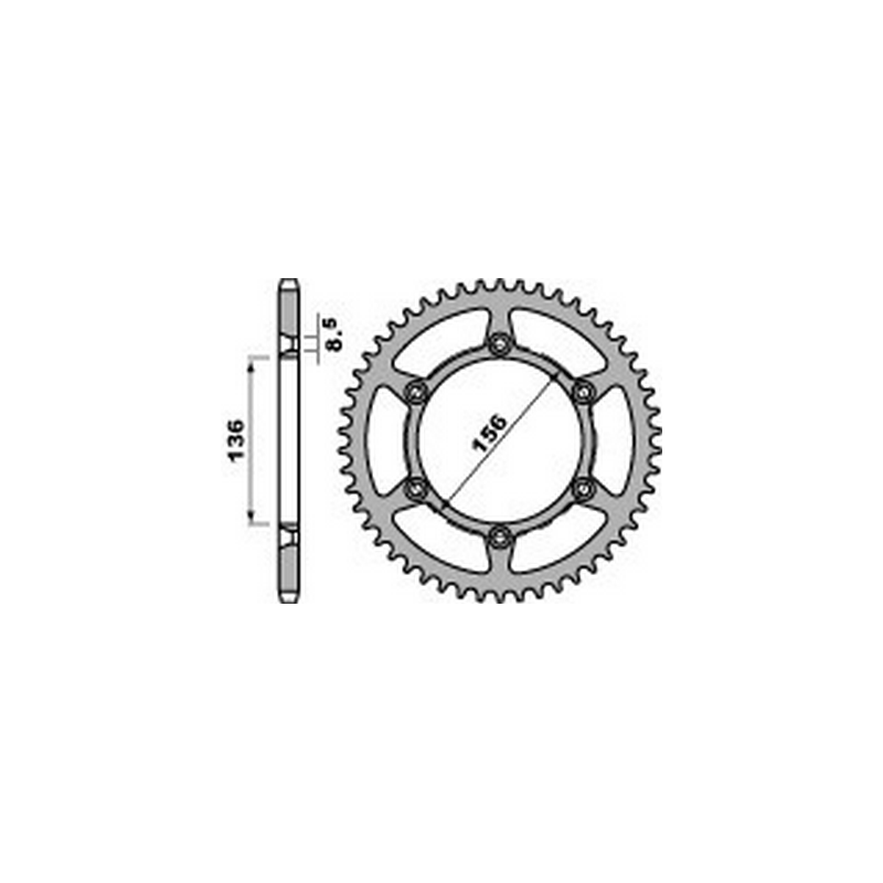PBR Transmission plate crown 49 520 47000159