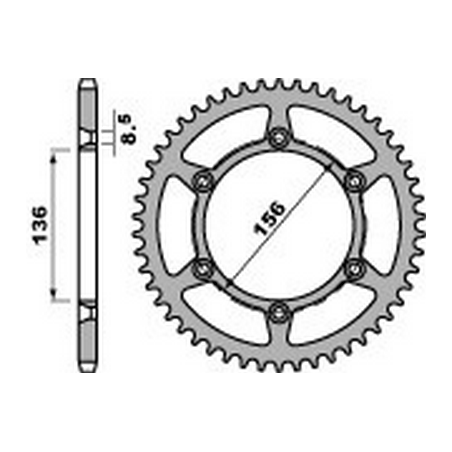 PBR Transmission plate crown 49 520 47000159