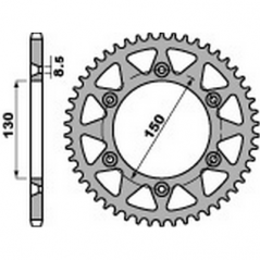 PBR Steel transmission plate crown 520 47000236