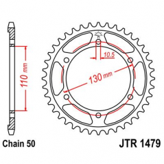 JT SPROCKETS Corona plato trasmision de zinc 38 1479 R147938ZBK