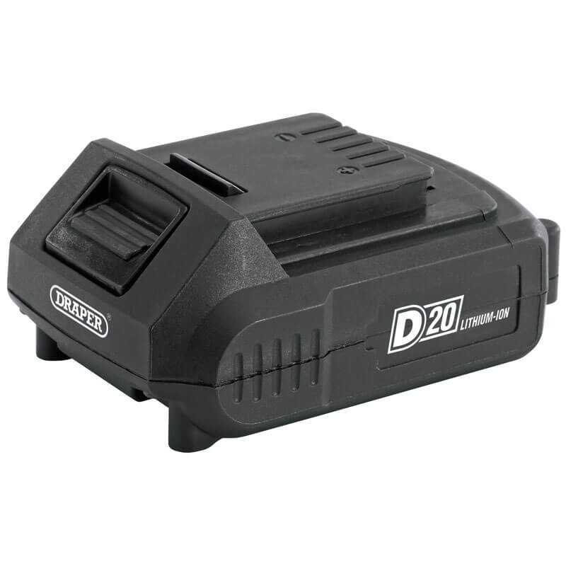 DRAPER Bateria de iones litio D20 20V 2.0AH 55000181
