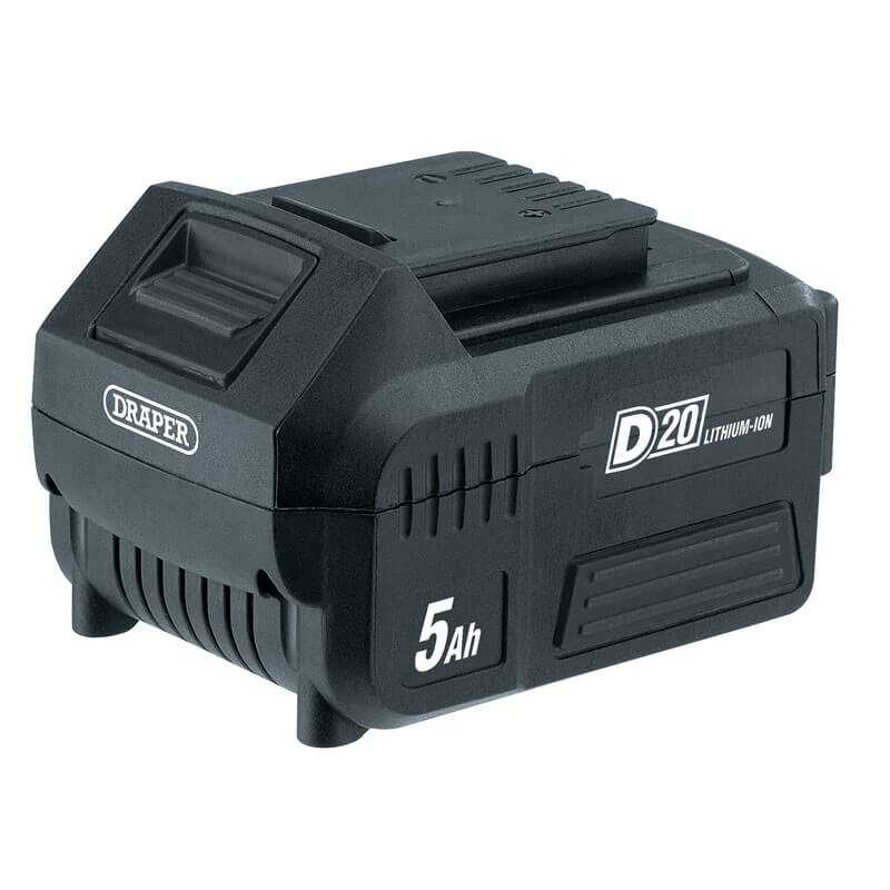DRAPER Bateria de iones litio D20 20V 5.0AH 55000185