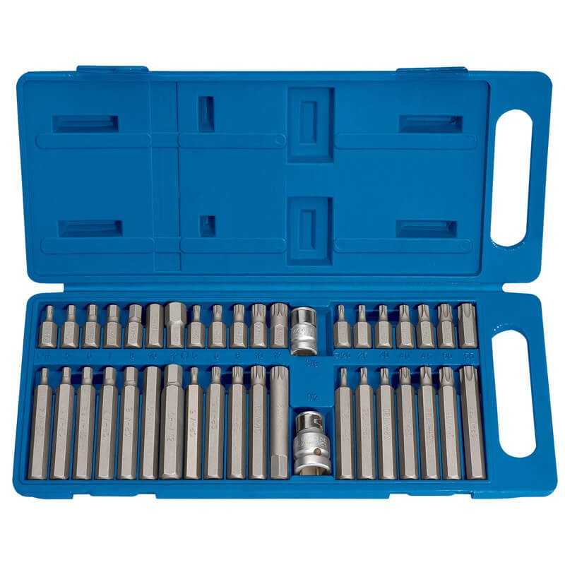 DRAPER Plastic box of 40 keys TX-STAR ESTRIADO (XZN) CHC 55000192