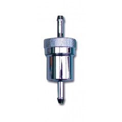 BIHR Anodized Aluminum Round Fuel Filter 75 MM 891052