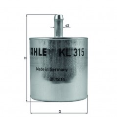 JMP FILTER, GASOLINE MAHLE BMW G650 8 MM KL315 52400018
