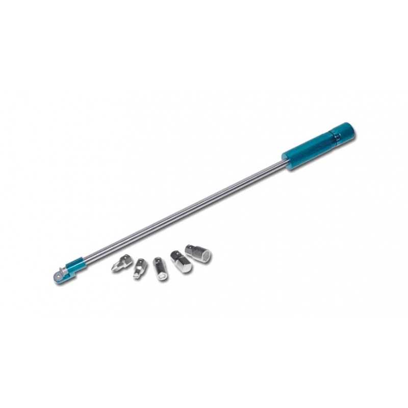 BIHR Carburetor screwdriver + 5 bits 90º L445 MM 890041