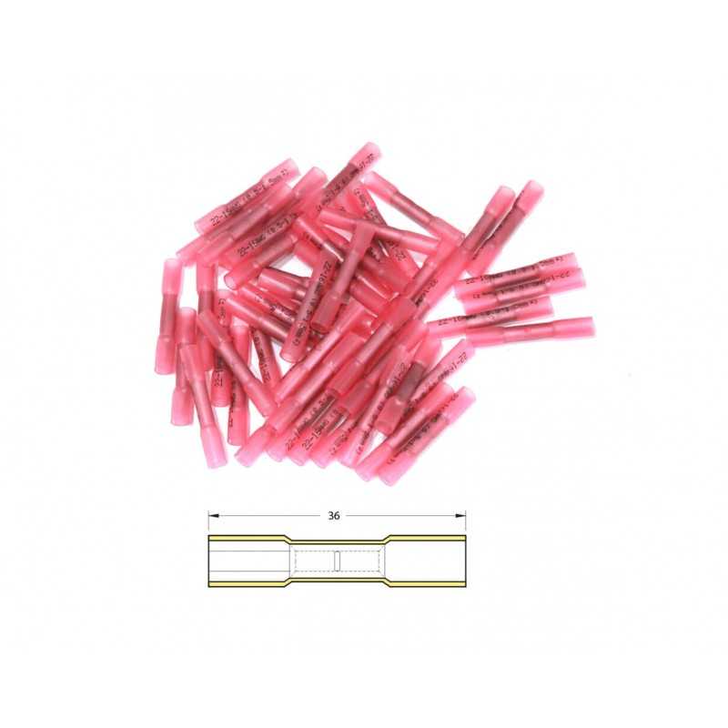BIHR Heat-shrinkable tip-tip connector 0.5/1.5 MM 50 U 891379