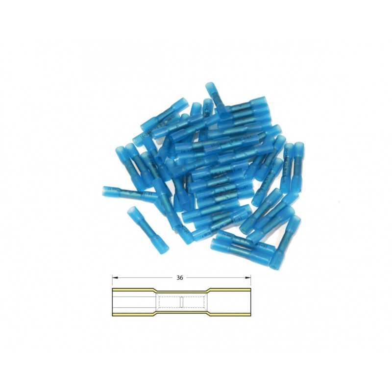BIHR Conector punta-punta termorretractil 1.5/2.5 MM 50 U 891380