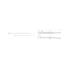 BIHR Bridas de nylon 3.6 X 203 MM 891394