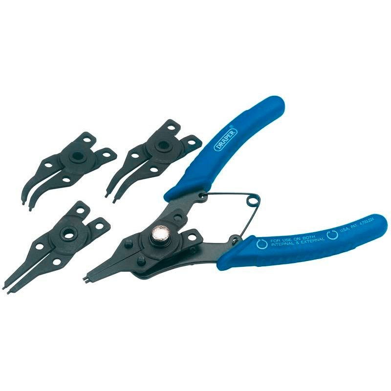 DRAPER Alicate con bocas intercambiables para circlips 8919735