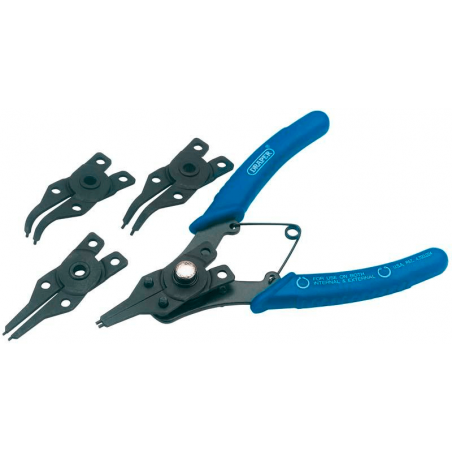 DRAPER Pliers with interchangeable jaws for circlips 8919735