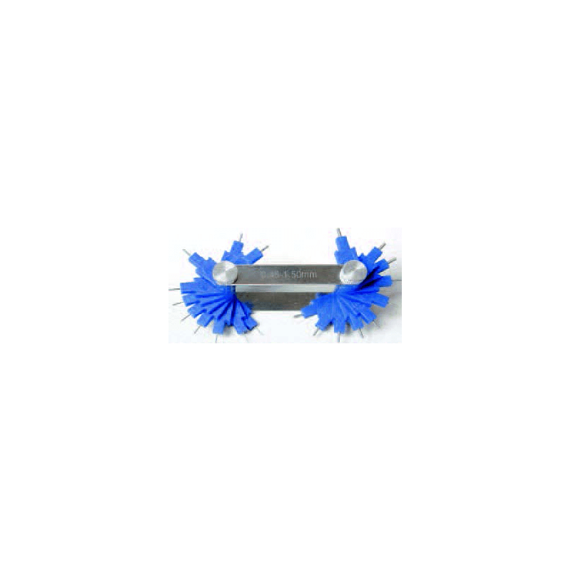 BUZZETTI Galga para chicles carburador 20 U 0.45-1.5 MM 893245
