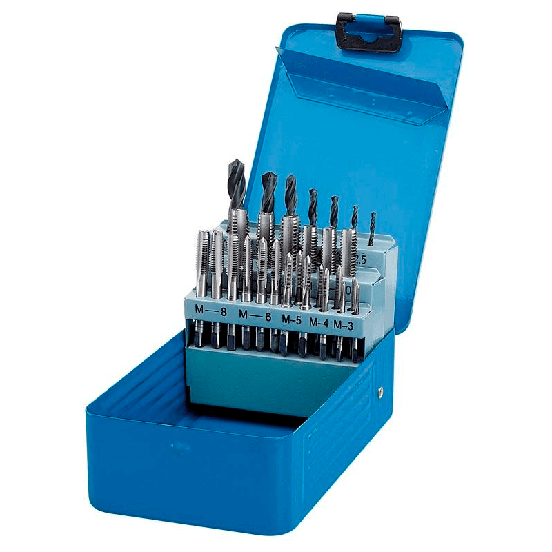 DRAPER Caja de machos roscar y brocas 28 U 8940891