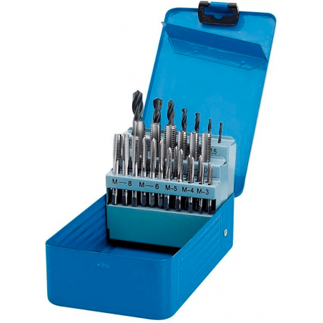 DRAPER Caja de machos roscar y brocas 28 U 8940891