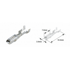 TOURMAX Bolsa de 50 terminales cable hembra 070 (FRA) 89501052