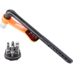 SUPER B Torque wrench 3-10NM 3/4/5/6 MM. TORX25 / PHILIPS 2 59000015
