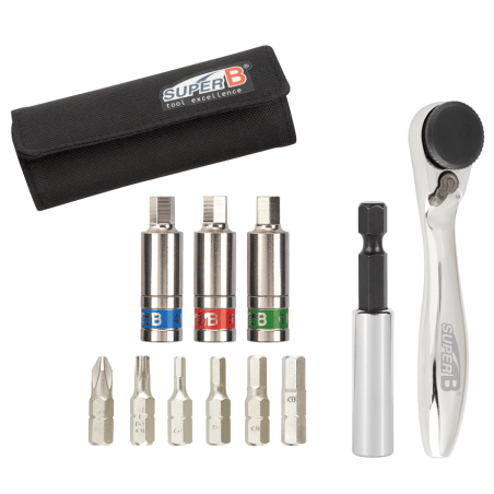 SUPER B Mini torque wrench with ratchet 4/5/6 NM 59000022