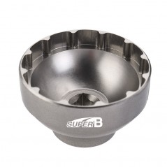 SUPER B Llave profesional para cartucho pedalier SRAM. RACE FACE. ROTOR. ZIPP 59000023