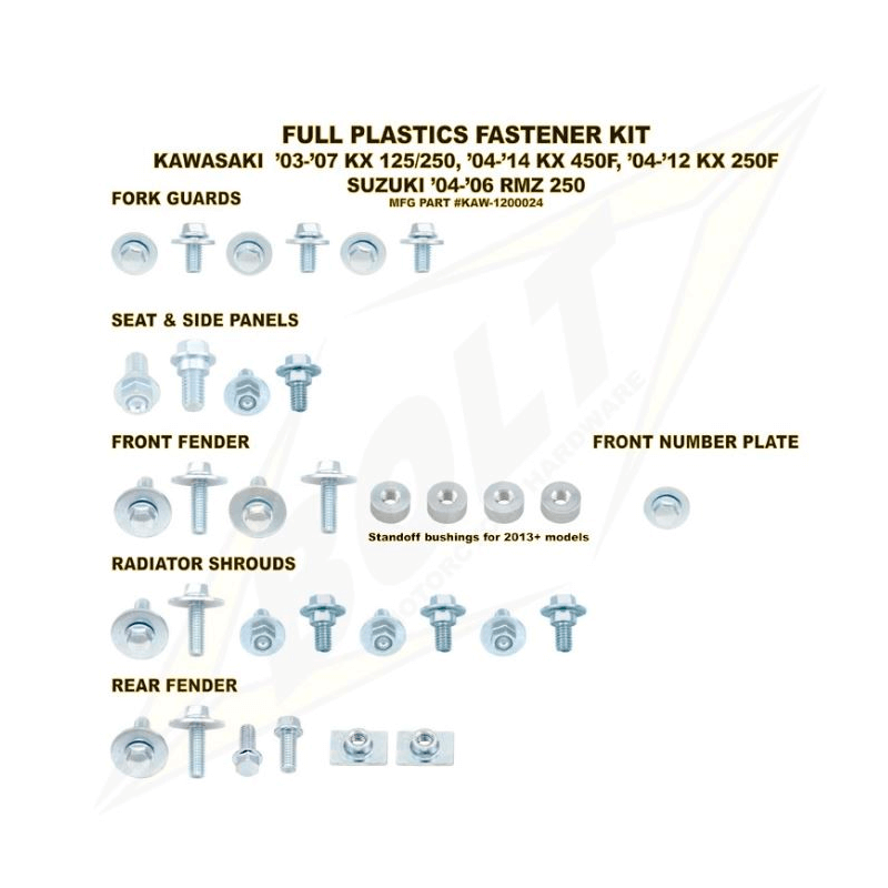 BOLT Kit tornilleria de carenado 893366