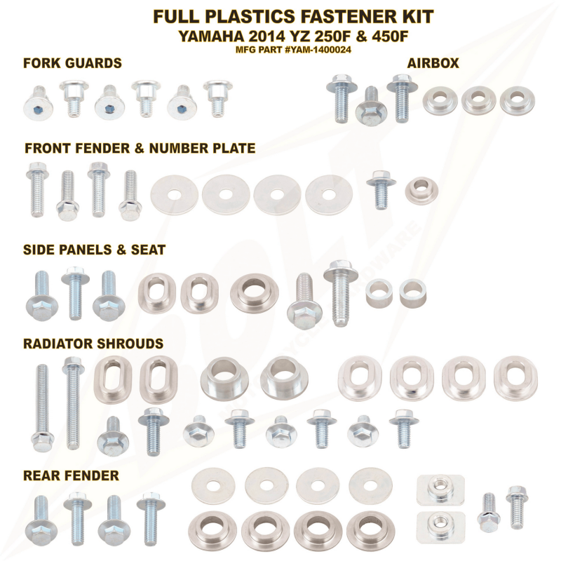 BOLT Kit tornilleria de carenado 893406