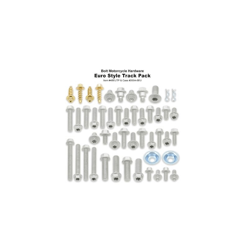 BOLT Hardware kit for European motorcycles TRACK PACK 893424