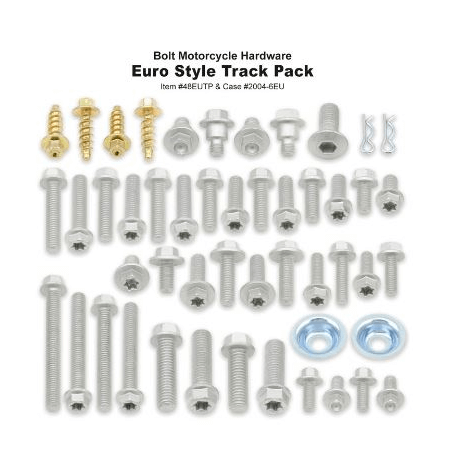 BOLT Hardware kit for European motorcycles TRACK PACK 893424