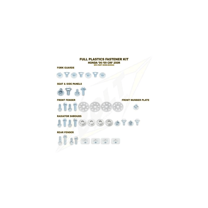 BOLT Kit tornilleria de carenado 893433