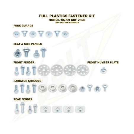 BOLT Fairing hardware kit 893433