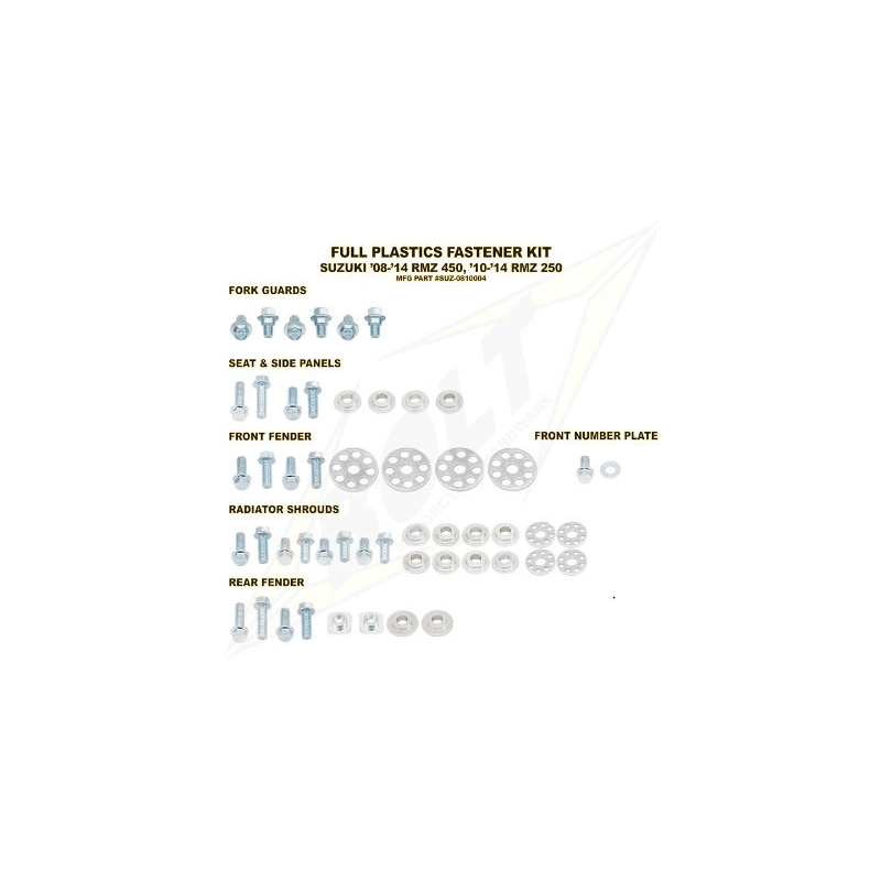 BOLT Kit tornilleria de carenado 893451