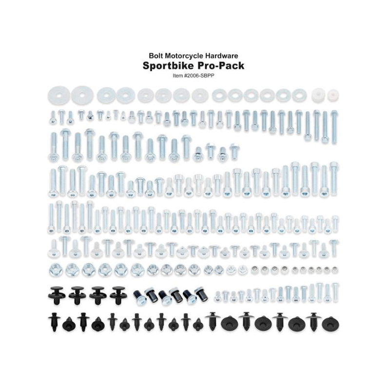 BOLT Pack de tornilleria para motos deportivas 893453