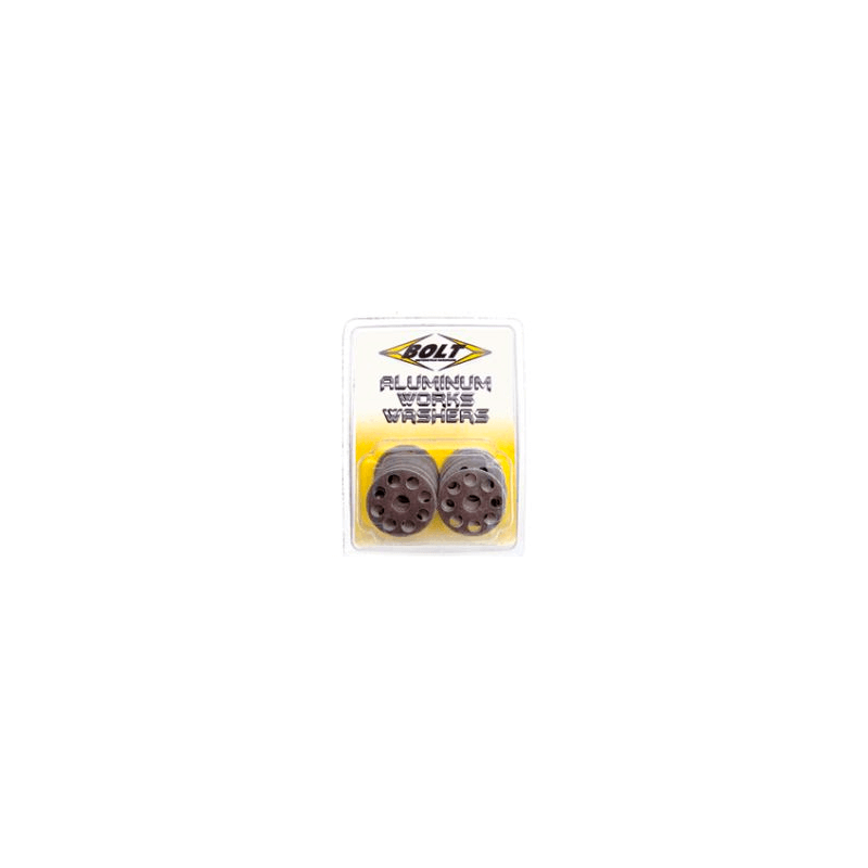 BOLT Pack de 10 arandelas aluminio INT 6 MM / EXT 25 893546